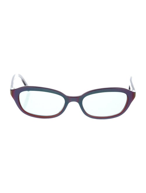 Chanel Quilted CC Sunglasses Plum
