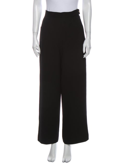 Chanel Wide Leg Pants Black
