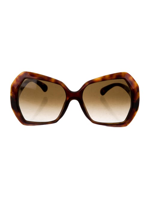 Chanel Square Spring Sunglasses Brown