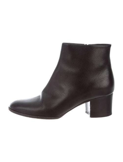 Chanel Leather Boots Black