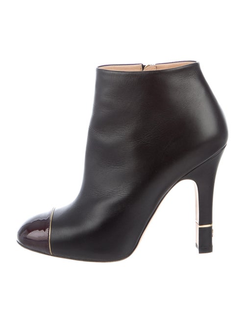 Chanel Leather Boots Black