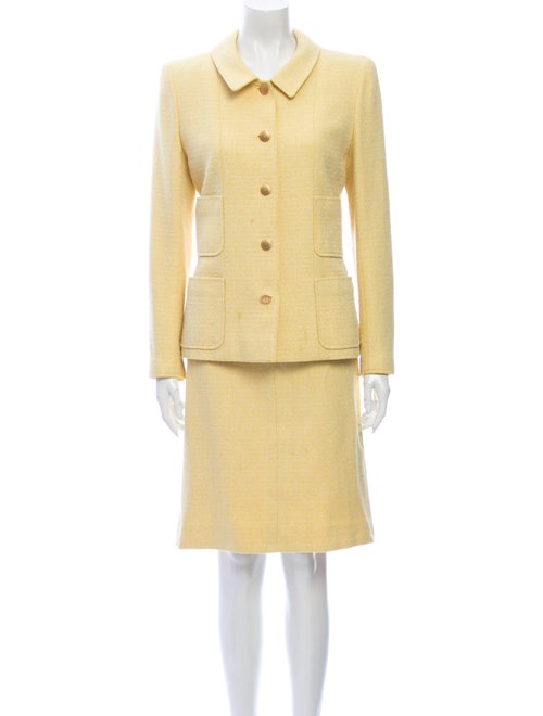 Chanel Skirt Suit Yellow