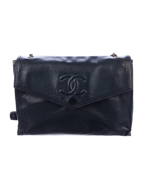 Chanel Vintage Envelope Flap Bag Black