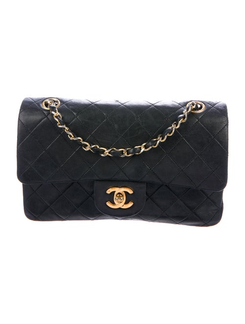 Chanel Vintage Classic Small Double Flap Bag Black