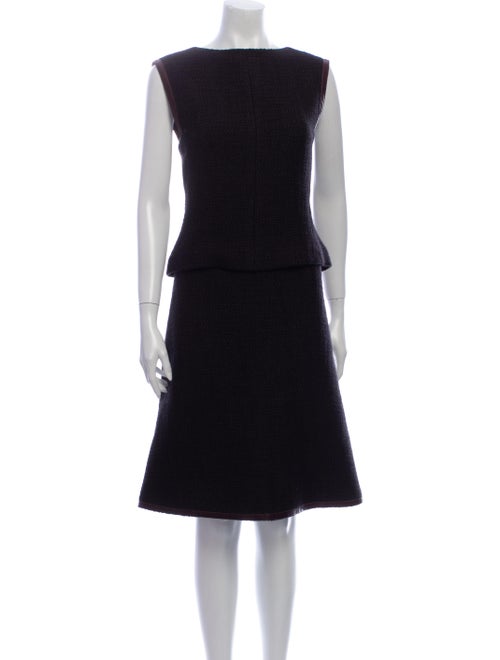 Chanel 2000 Wool Skirt Suit Wool