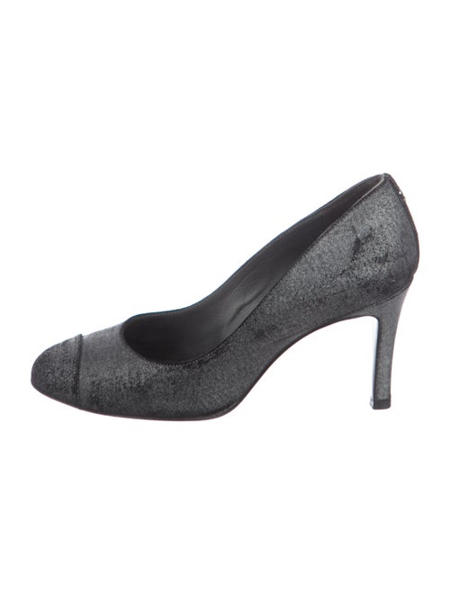 Chanel 2011 CC Metallic Pumps Pumps Metallic