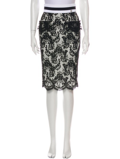 Chanel 2017 Knee-Length Skirt White