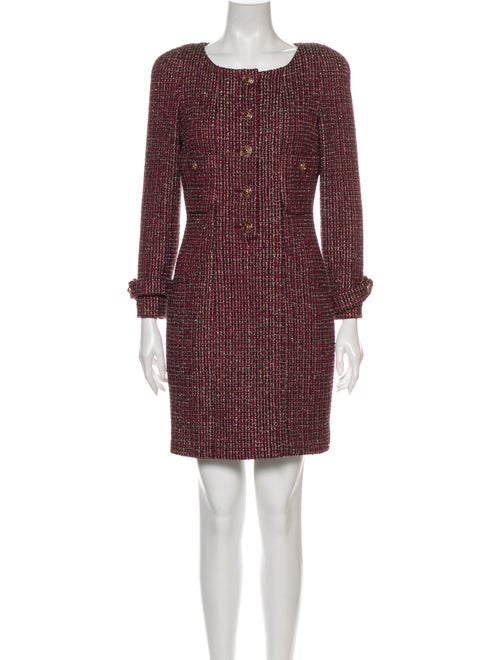 Chanel 2012 Mini Dress Metallic