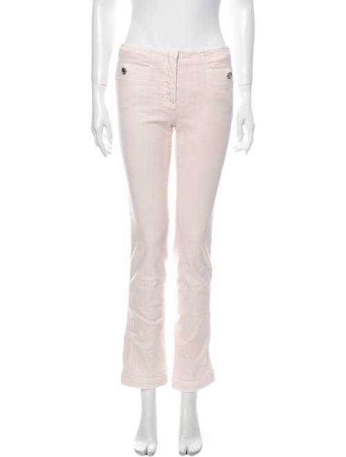 Chanel 2016 Straight Leg Pants Pink