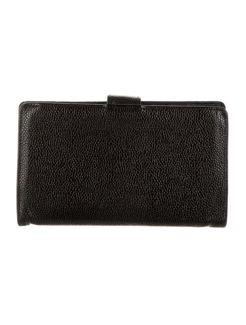 Chanel Vintage Timeless French Purse Wallet Black