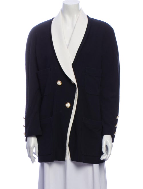 Chanel Vintage Coat Blue