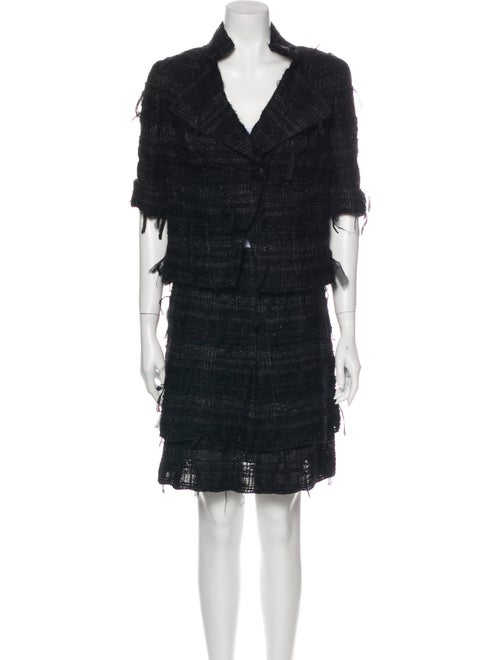Chanel 2005 Skirt Suit Black