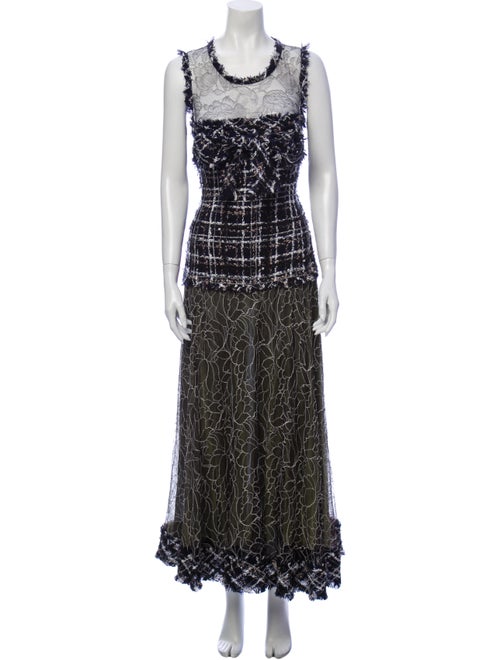 Chanel 2004 Long Dress Blue