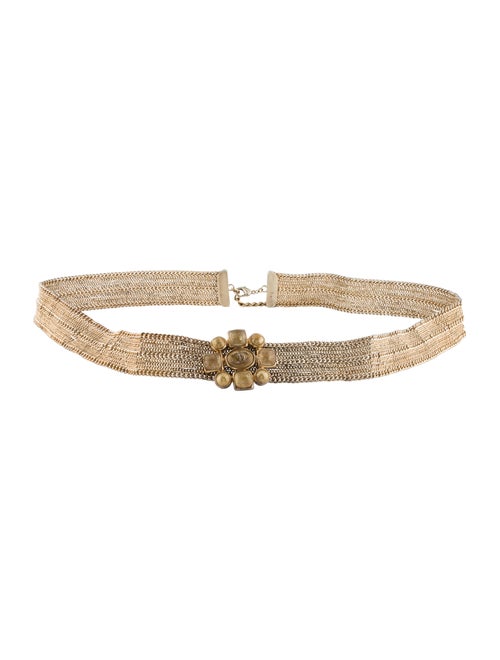 Chanel Gripoix Chain Waist Belt Gold
