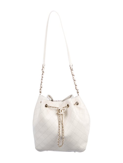 Chanel 2019 Drawstring Bucket Bag gold