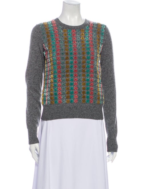 Chanel 2015 Flower Sweater Sweater Grey