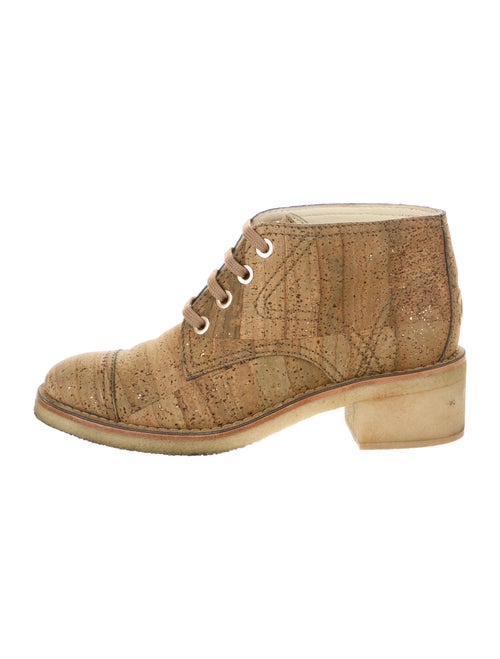 Chanel Lace-Up Boots
