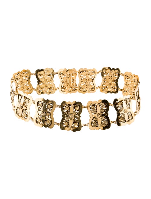 Chanel Vintage Embellished Belt Gold