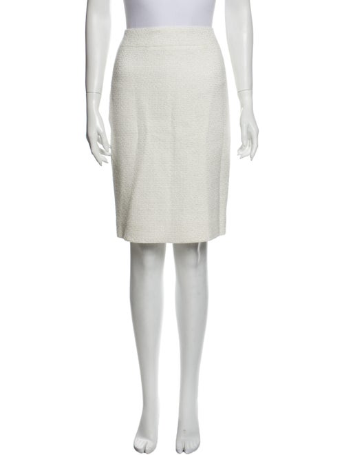 Chanel 2009 Knee-Length Skirt Metallic