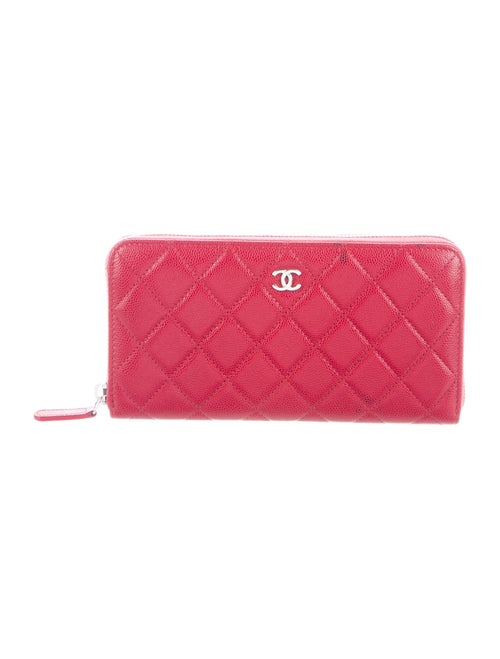 Chanel 2018 CC L-Gusset Wallet silver