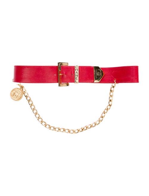 Chanel Vintage Medallion Belt gold