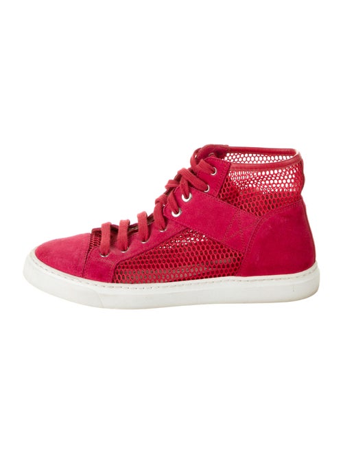 Chanel Suede Sneakers Red