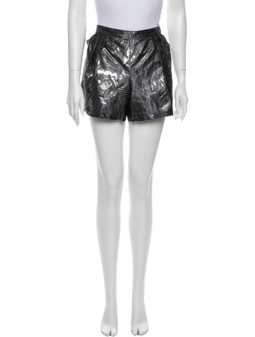 Chanel 2010 Mini Shorts Silver