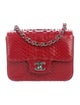 Chanel Classic Mini Python Square Flap Bag