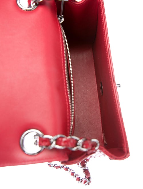 Chanel Classic Mini Python Square Flap Bag