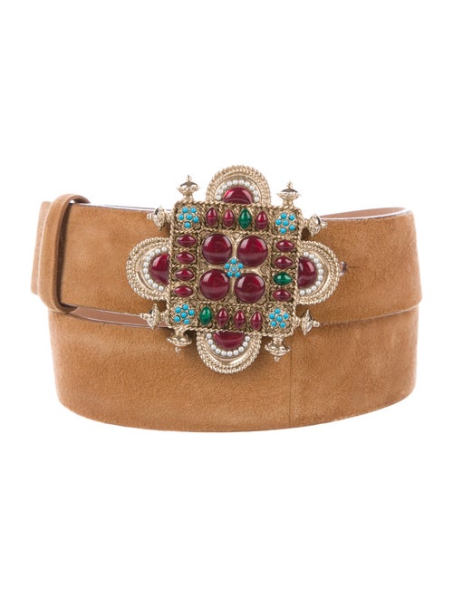 Chanel 2011 Gripoix Belt w/ Tags Brown