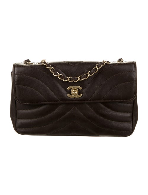 Chanel Quilted Flap Bag Brown
