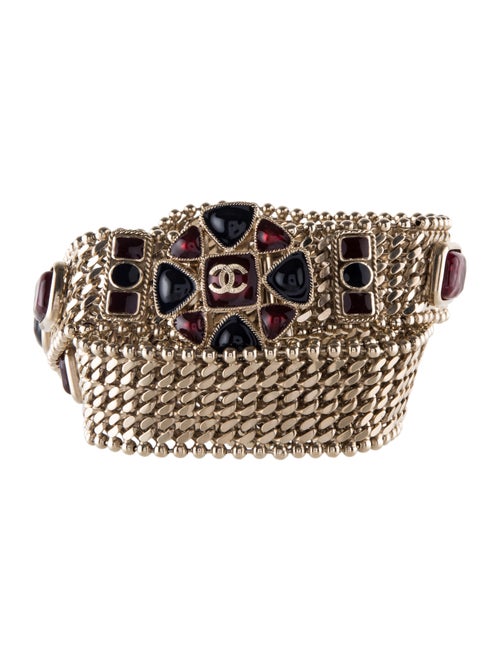 Chanel Gripoix Chain-Link Belt Gold
