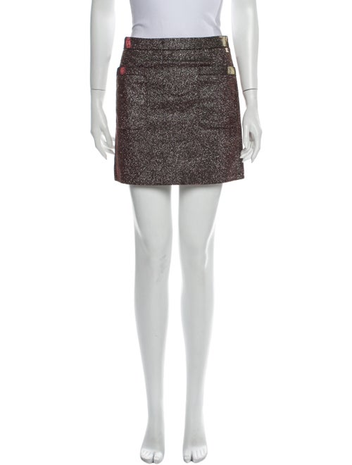Chanel 2010 Mini Skirt Metallic