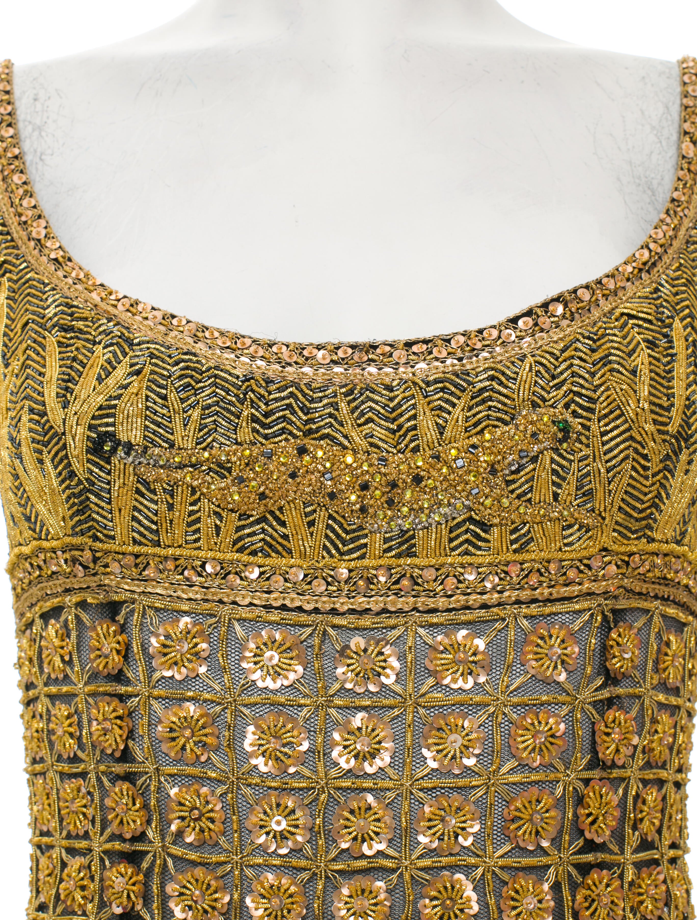 Chanel 1996 Haute Couture Coromandel Embroidered Evening Gown - Gold Dresses, Clothing - CHA527191 | The RealReal Chanel 1996 Haute Couture Coromandel Embroidered Evening Gown - Gold Dresses, Clothing - CHA527191 | The RealReal