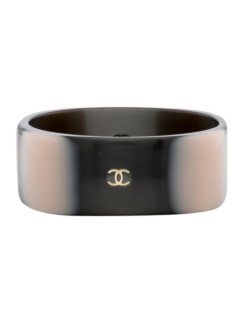 Chanel Resin CC Bracelet Gold