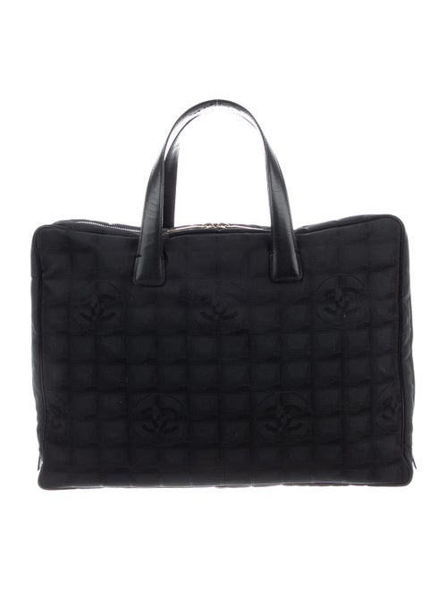 Chanel Travel Ligne Laptop Bag Black