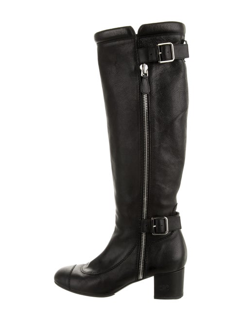 Chanel Riding Boots Black