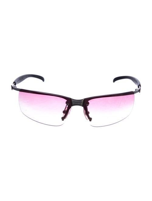 Chanel Rimless CC Sunglasses Silver