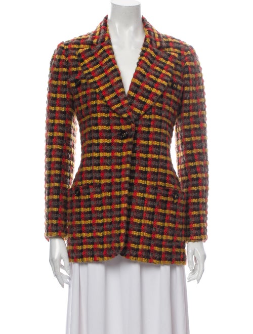 Chanel 1995 1995 Wool Tweed Blazer Wool