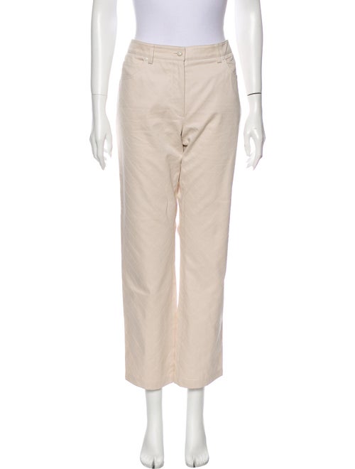 Chanel 2005 Wide Leg Jeans White