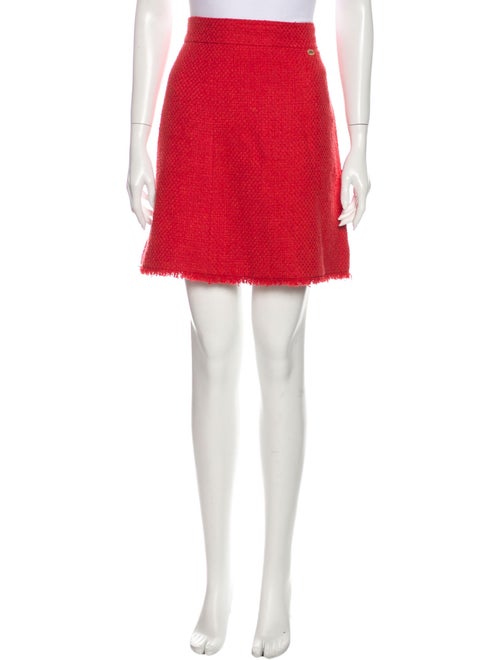 Chanel 2010 Mini Skirt Red