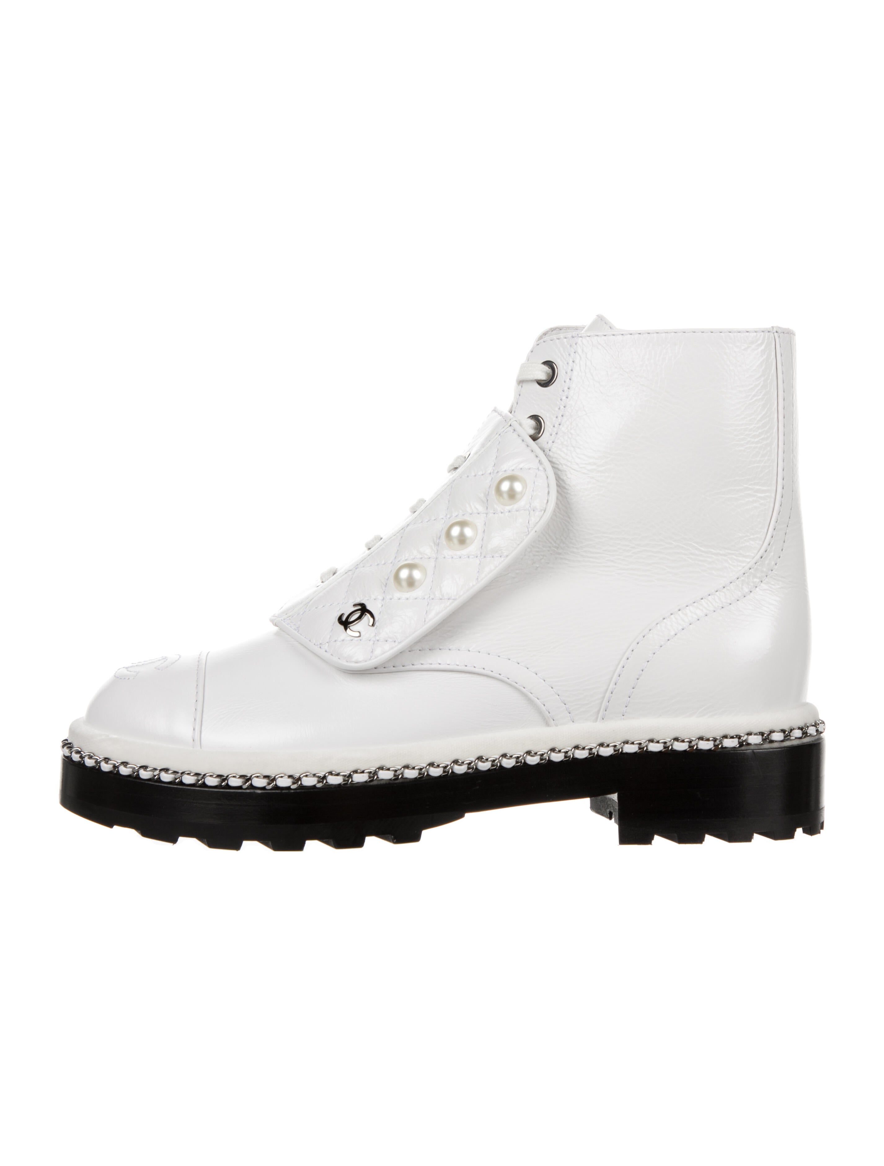 chanel 2018 combat boots