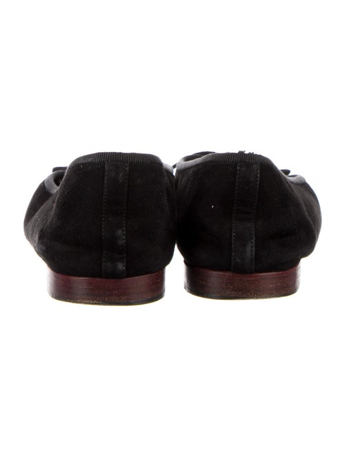 Chanel Suede CC Cap-Toe Interlocking CC Logo Flats