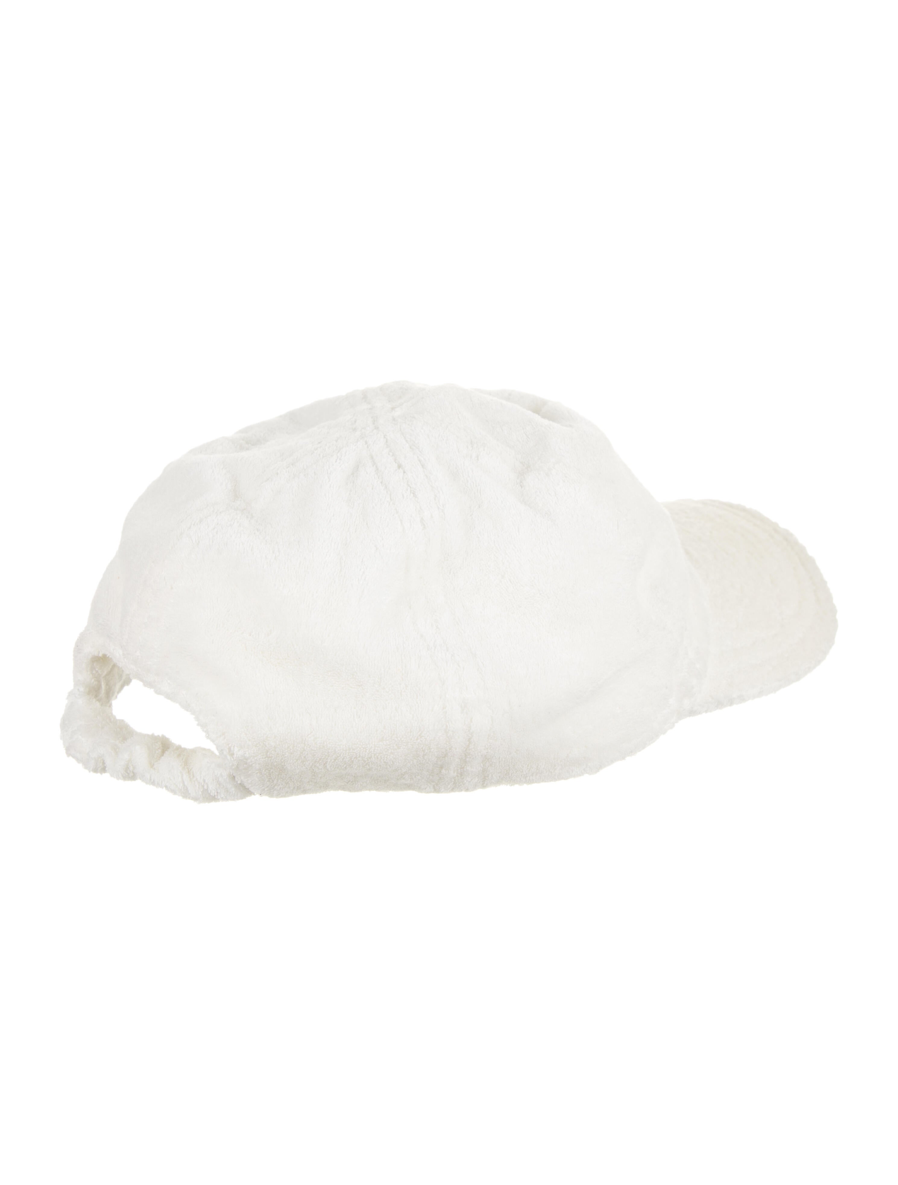 Chanel Terry CC Baseball Cap - White Hats, Accessories - CHA607346