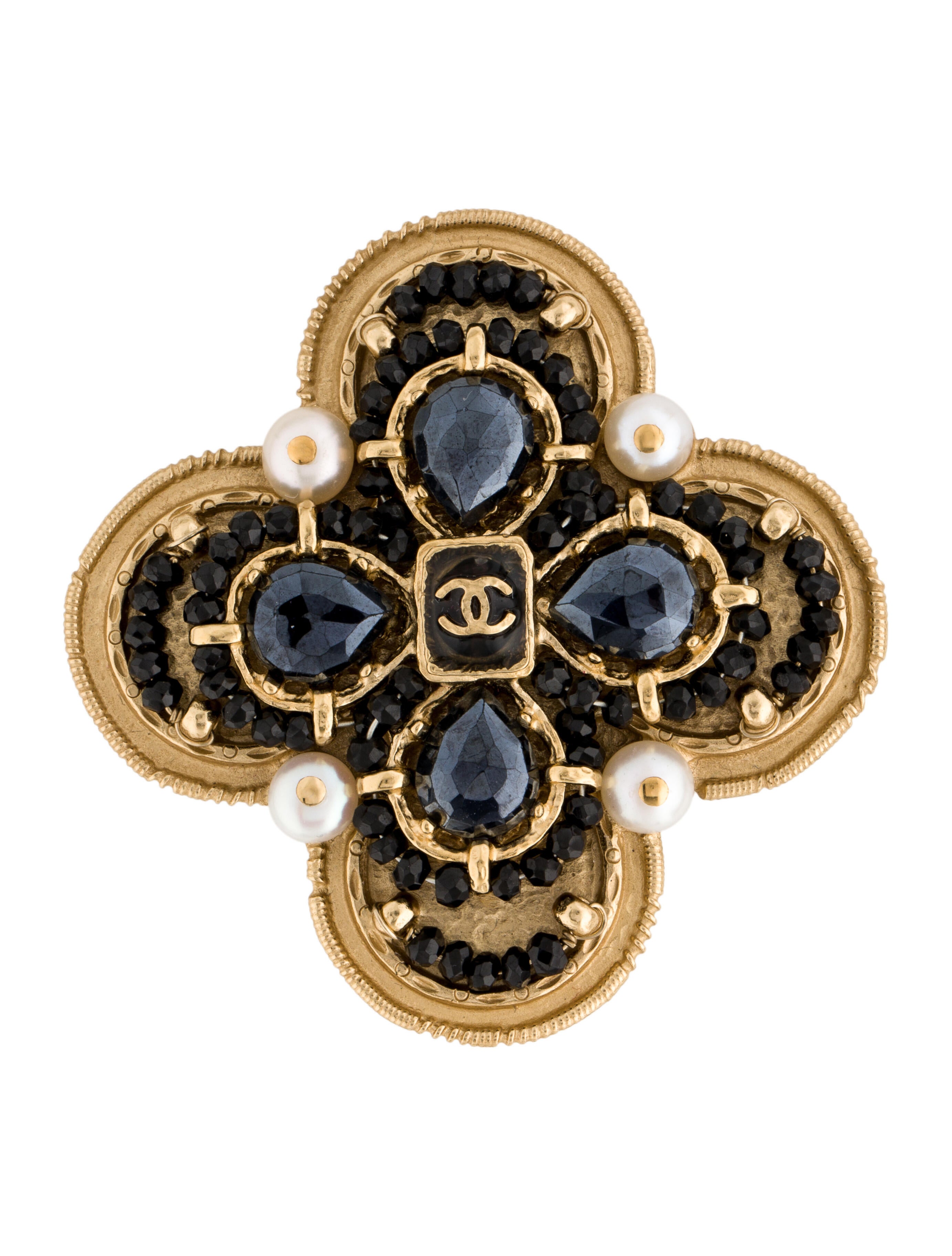 ☆TATIANA☆ Check Mate Pearl Brooch BCH0096 RM-PB-SGR-Gold_grande.jpg?v=