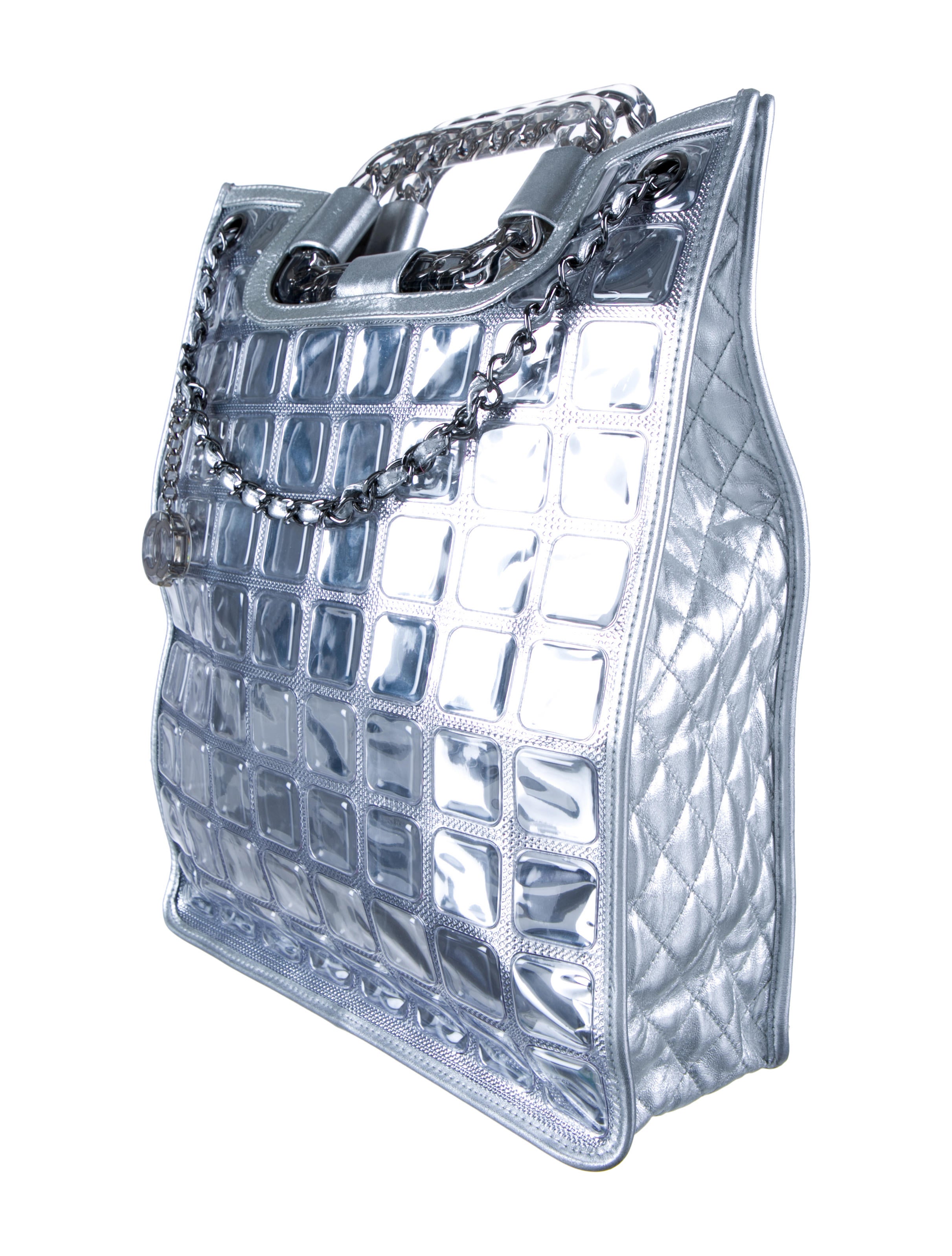 Chanel Ice Cubes Shopper Metallic Totes, Handbags CHA62490 The