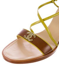chanel sandals saks fifth avenue
