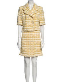 2018 Fantasy Tweed Skirt Suit