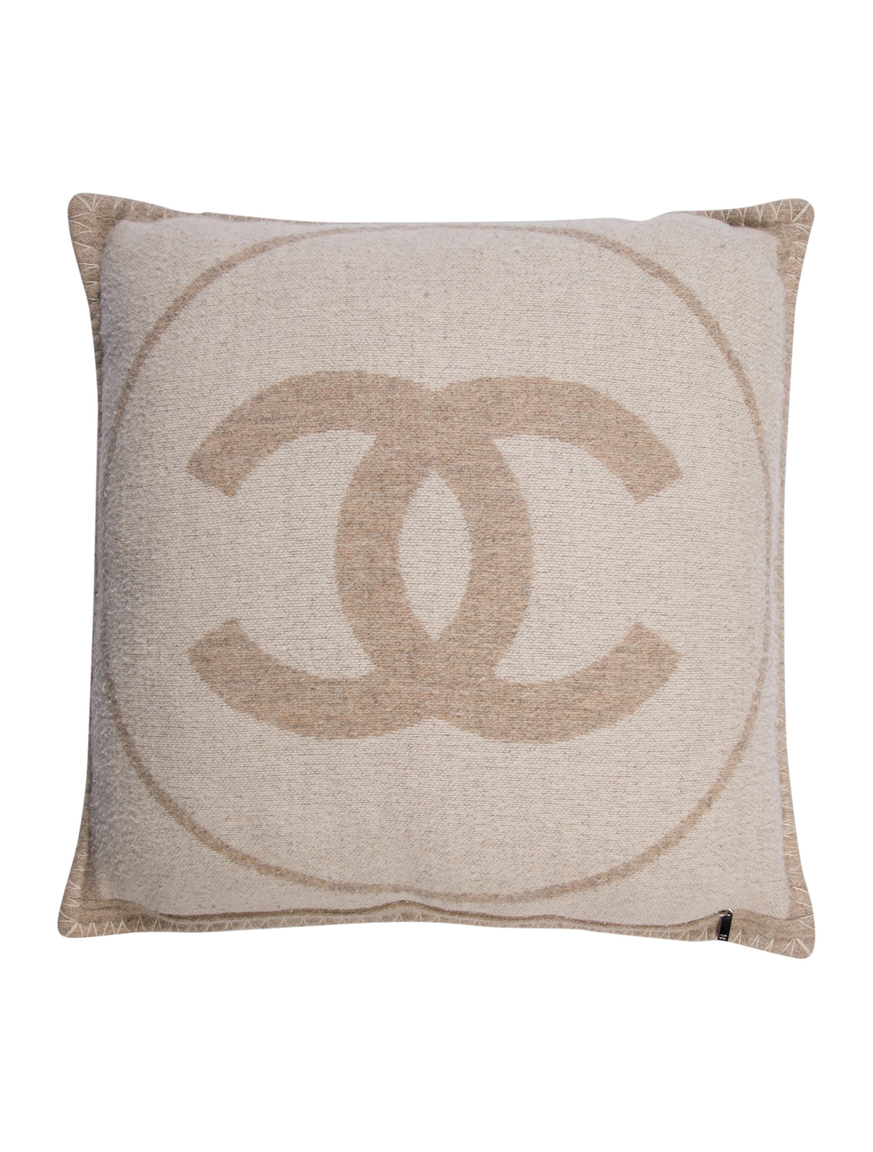 chanel couch pillows
