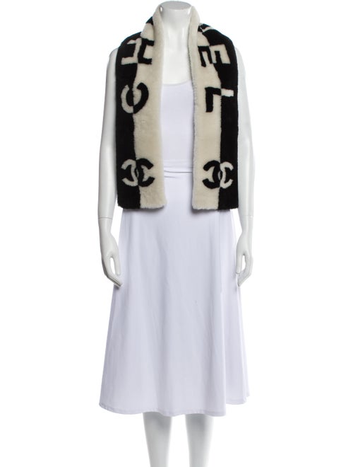 Chanel Shearling 2021 Scarf w/ Tags